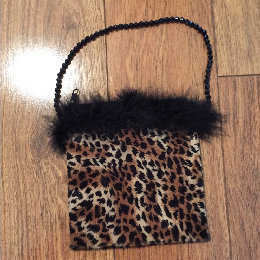 Leopard Print Mini Purse